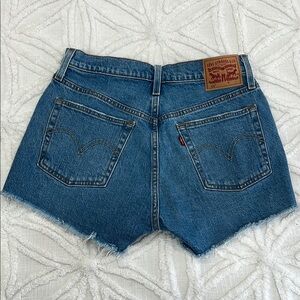 Levi's Women's Blue Denim Shorts